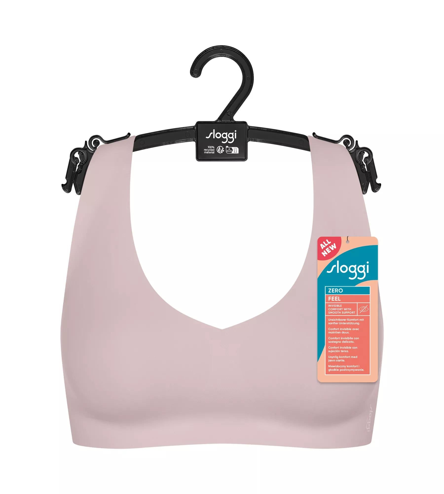 Bralette mit V-Auschnitt - 3649 PEROLA - Rosa