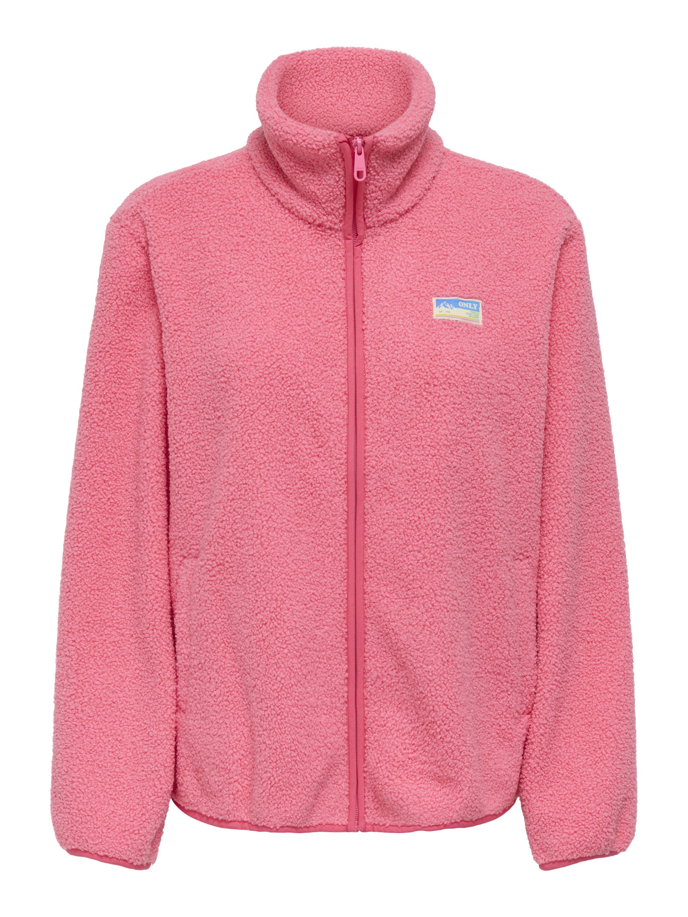 Teddyjacke ONLEVA mit Stehkragen - Pink Lemonade - Pink