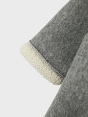 Anzug aus Teddy-Fleece - Light Grey Melange - Grau