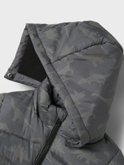 Winterjacke mit abnehmbarer Kapuze - Poppy Seed - Grau