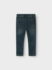 Jeans Slim Fit - Vintage Dark Blue Denim - Blau
