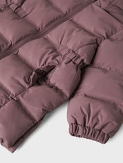 Winterjacke mit abnehmbarer Kapuze - Grape Shake - Violett