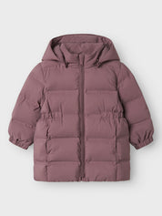 Winterjacke mit abnehmbarer Kapuze - Grape Shake - Violett