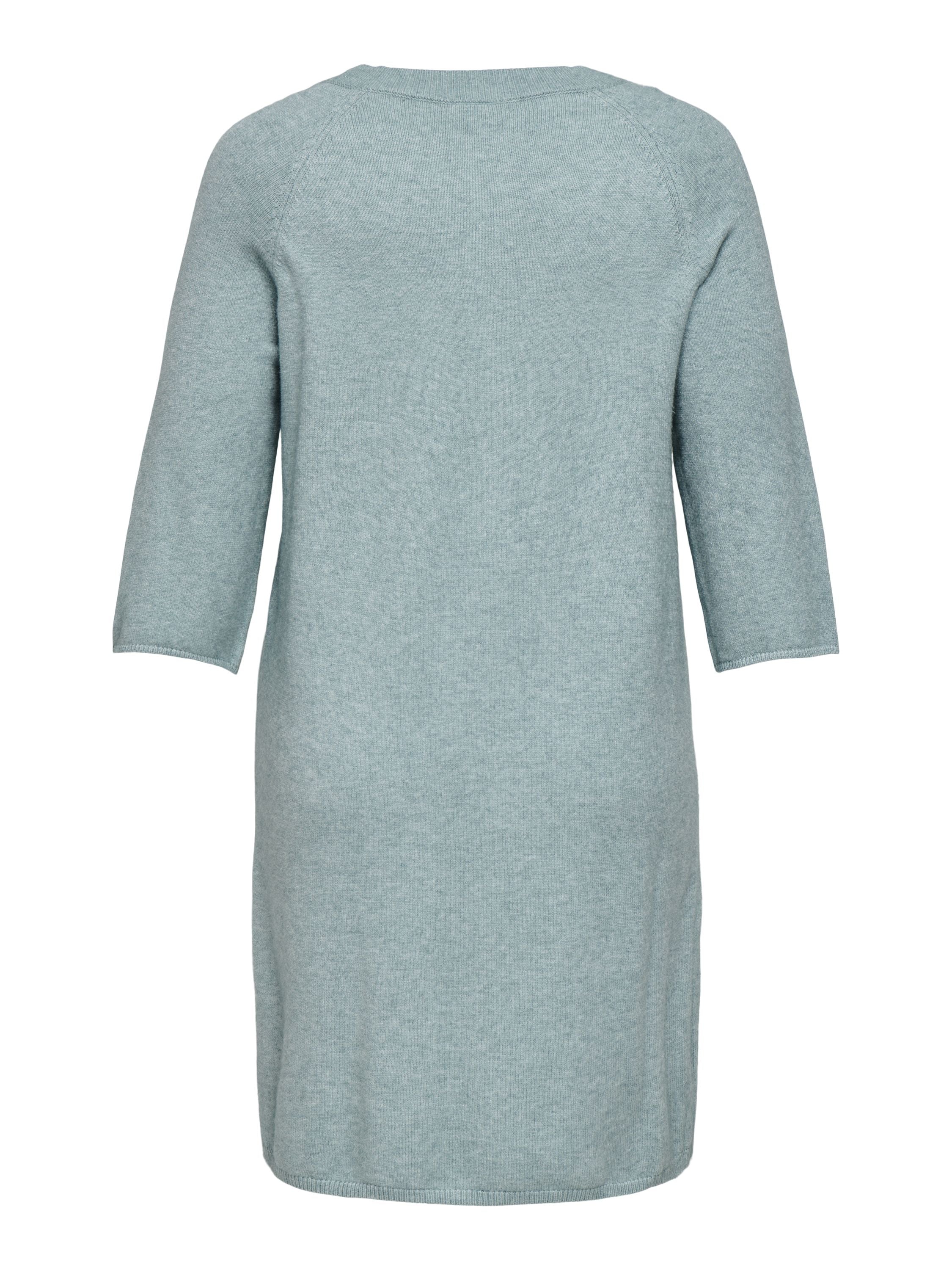 Strickkleid Mini KATIA - Arona/W. Melange - Türkis