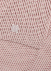Gerippter Strickschal - ROS1 - Rosa