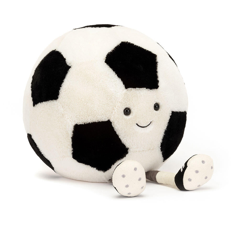 Kuscheltier Amuseables Sports Football - ka - Weiß