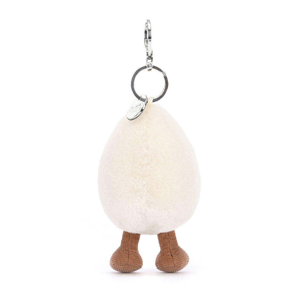 Schlüsselanhänger HAPPY BOILED EGG BAG CHARM - ka - Weiß