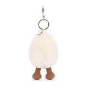 Schlüsselanhänger HAPPY BOILED EGG BAG CHARM - ka - Weiß