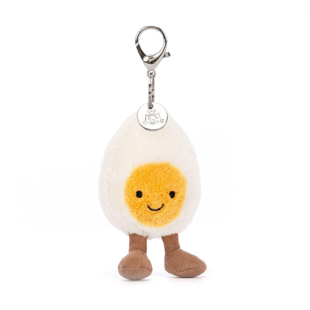Schlüsselanhänger HAPPY BOILED EGG BAG CHARM - ka - Weiß