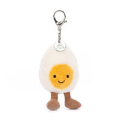 Schlüsselanhänger HAPPY BOILED EGG BAG CHARM - ka - Weiß
