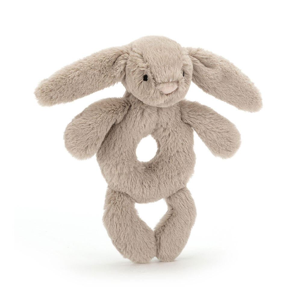 Kuscheltier Bashful Beige Bunny Ring Rattle - ka - Beige