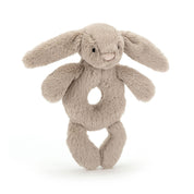 Kuscheltier Bashful Beige Bunny Ring Rattle - ka - Beige