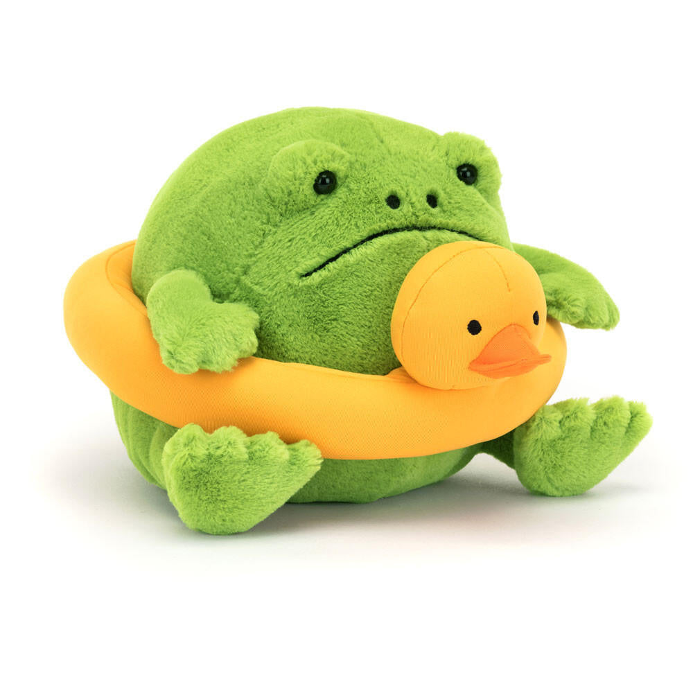 Kuscheltier Ricky Rain Frog Rubber Ring - ka - Grün