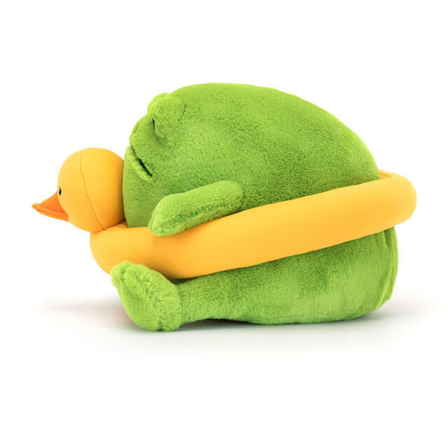 Kuscheltier Ricky Rain Frog Rubber Ring - ka - Grün