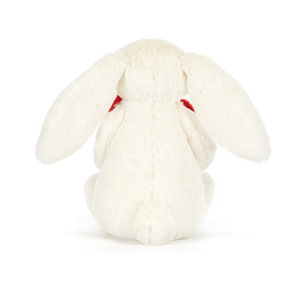 Kuscheltier Bashful Red Love Heart Bunny - ka - Weiß