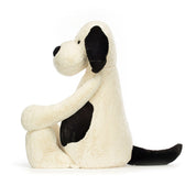 Kuscheltier BASHFUL BLACK & CREAM PUPPY GIGANTIC - Schwarz | Weiß