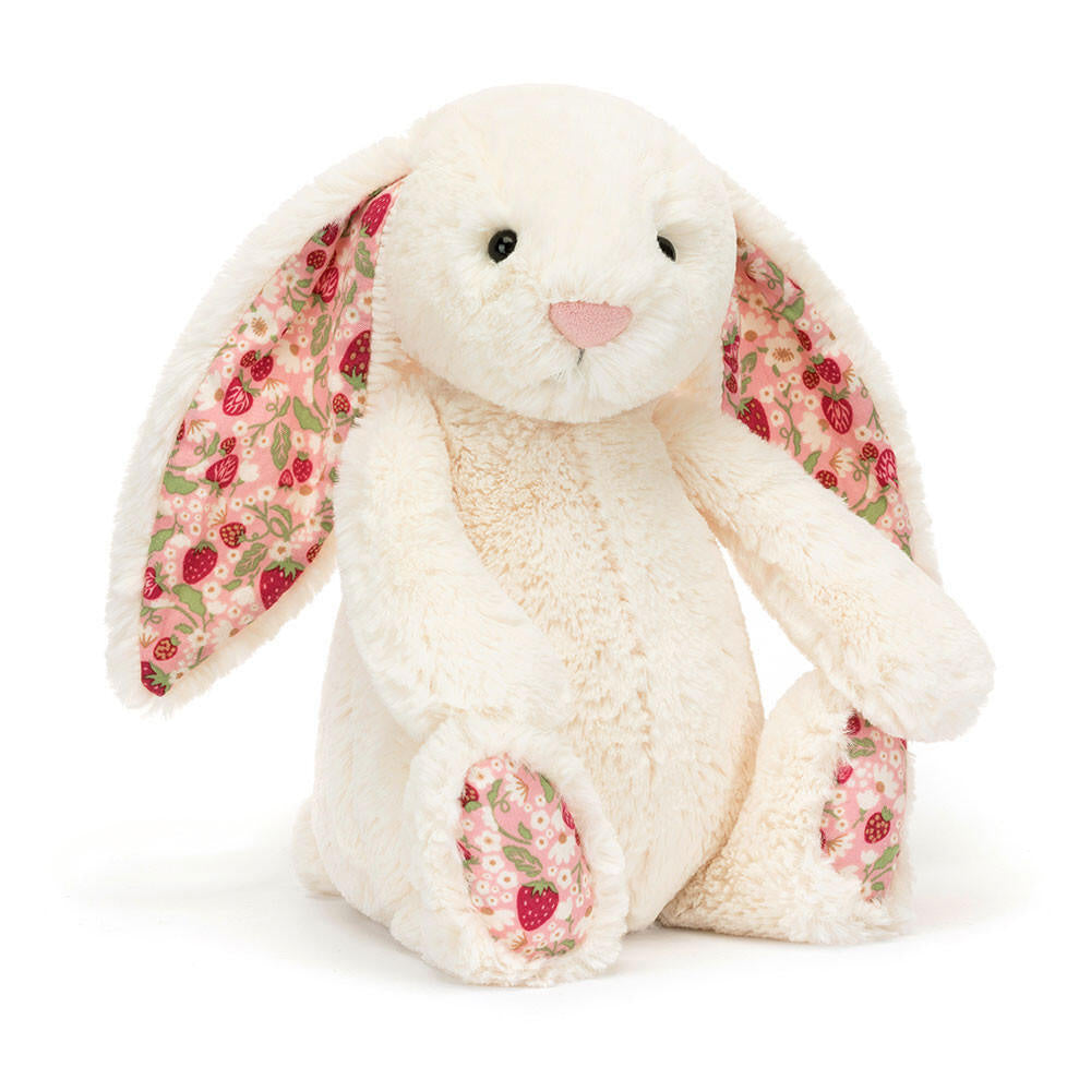Kuscheltier BLOSSOM CREAM BUNNY Berry Medium - Creme