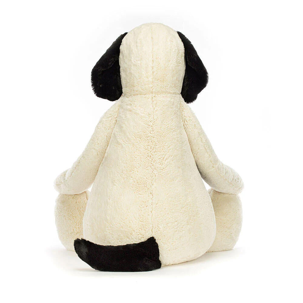 Kuscheltier BASHFUL BLACK & CREAM PUPPY Gigantic - Weiß | Schwarz