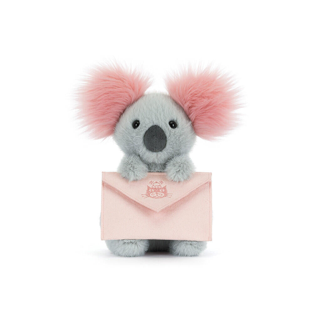 Kuscheltier KOALA MIT NACHRICHT - Grau