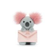 Kuscheltier KOALA MIT NACHRICHT - Grau