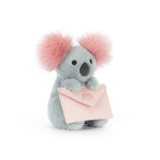 Kuscheltier KOALA MIT NACHRICHT - Grau