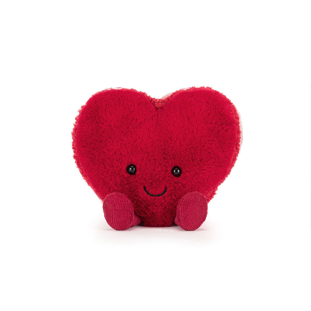Kuscheltier AMUSEABLES ARLETTE HEART MACARON - Rot