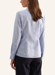 Hemdbluse aus Baumwolle - 12 - Blau