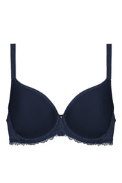 Spacer-BH mit Spitzen-Details - 408-night blue - Blau