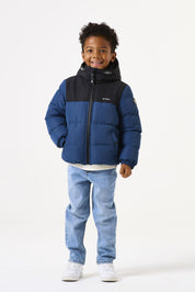 Winterjacke mit Kapuze - 3076-yale Blue - Blau