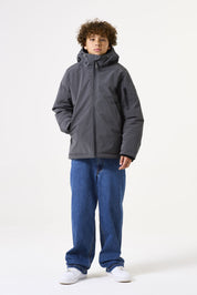 Übergangsjacke mit Kapuze - 2884-dark grey - Grau