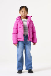 Steppjacke mit Kapuze - 4575-rose violet - Pink