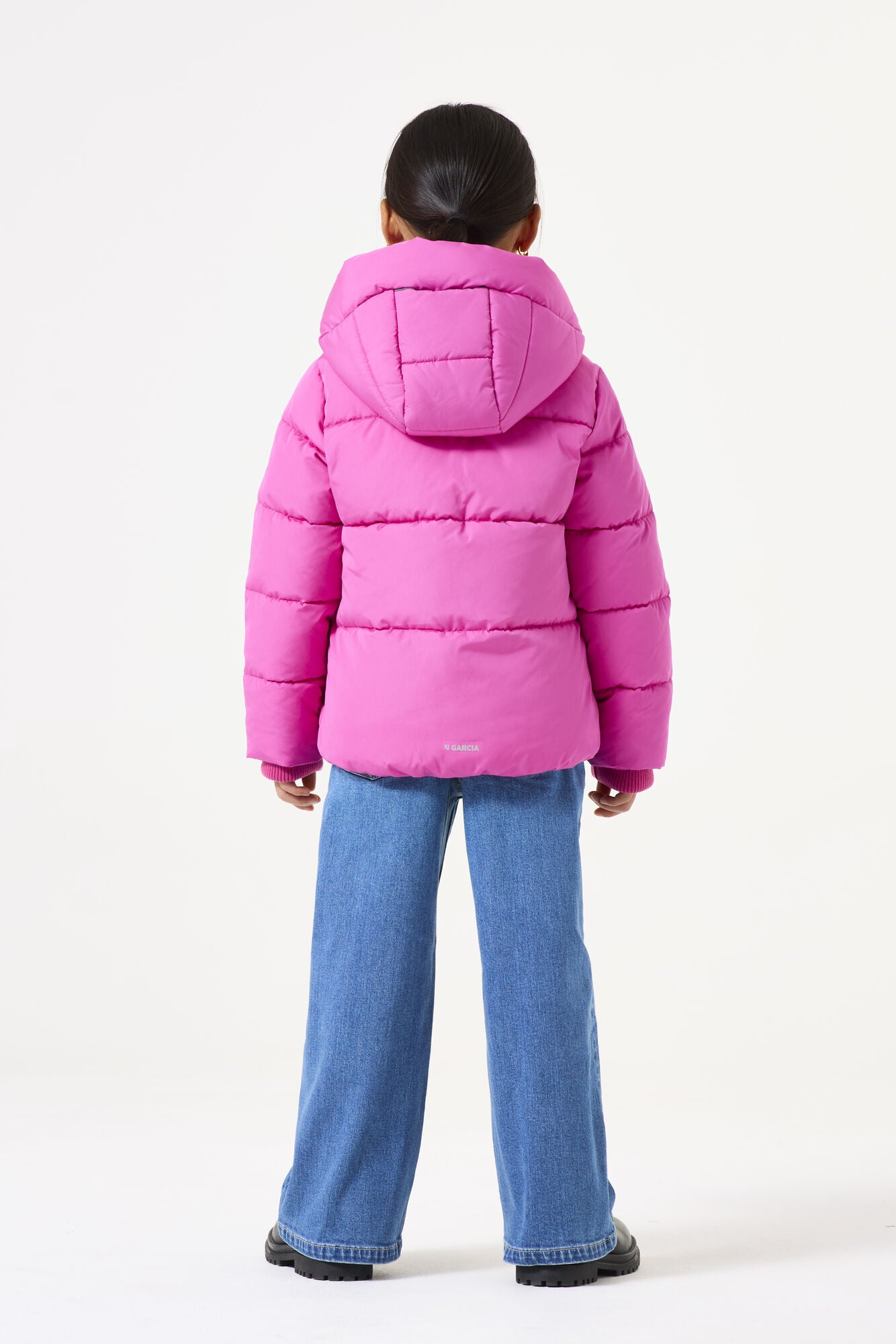 Steppjacke mit Kapuze - 4575-rose violet - Pink