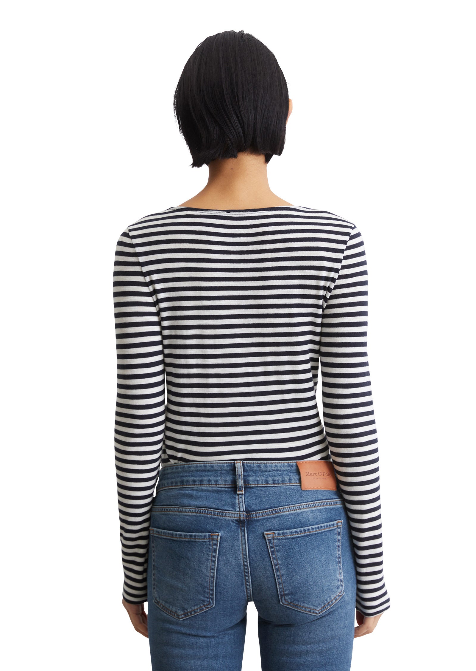 Langarmshirt aus Baumwolle - A44-multi/night sky - Blau