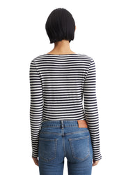 Langarmshirt aus Baumwolle - A44-multi/night sky - Blau