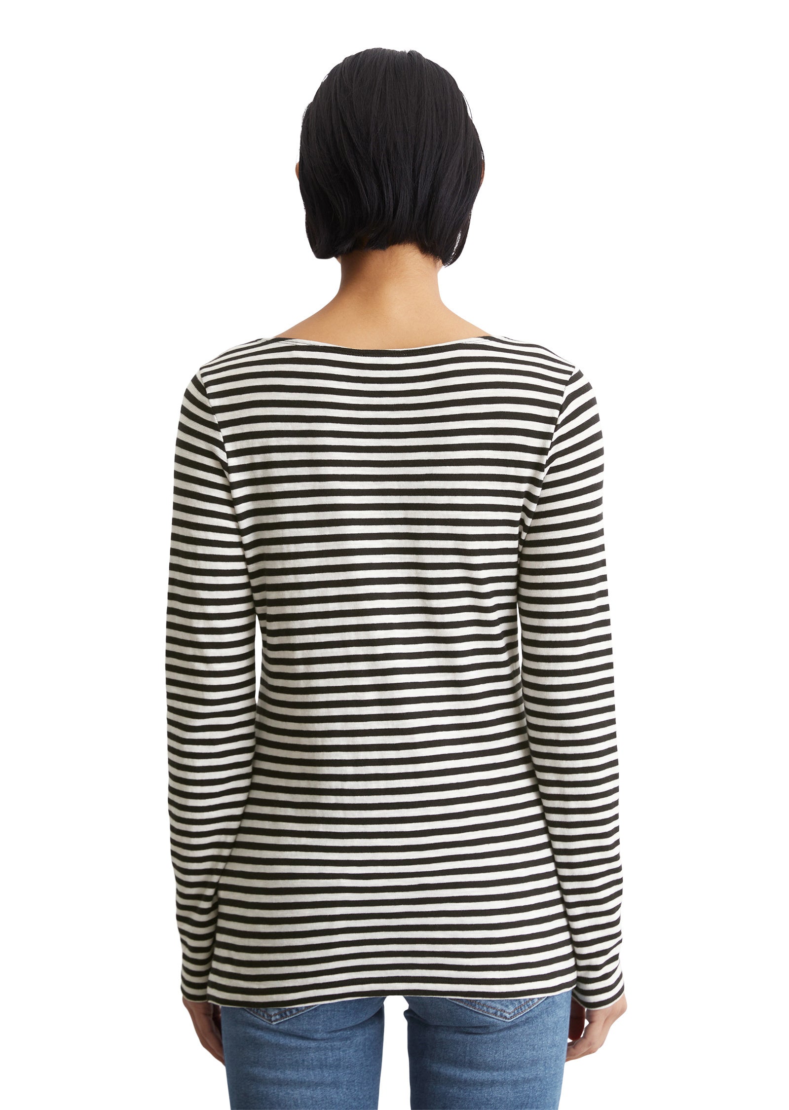 Langarmshirt aus Baumwolle - K23-multi/black - Schwarz