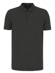 Strick-Poloshirt Modern Fit - 001 - Schwarz