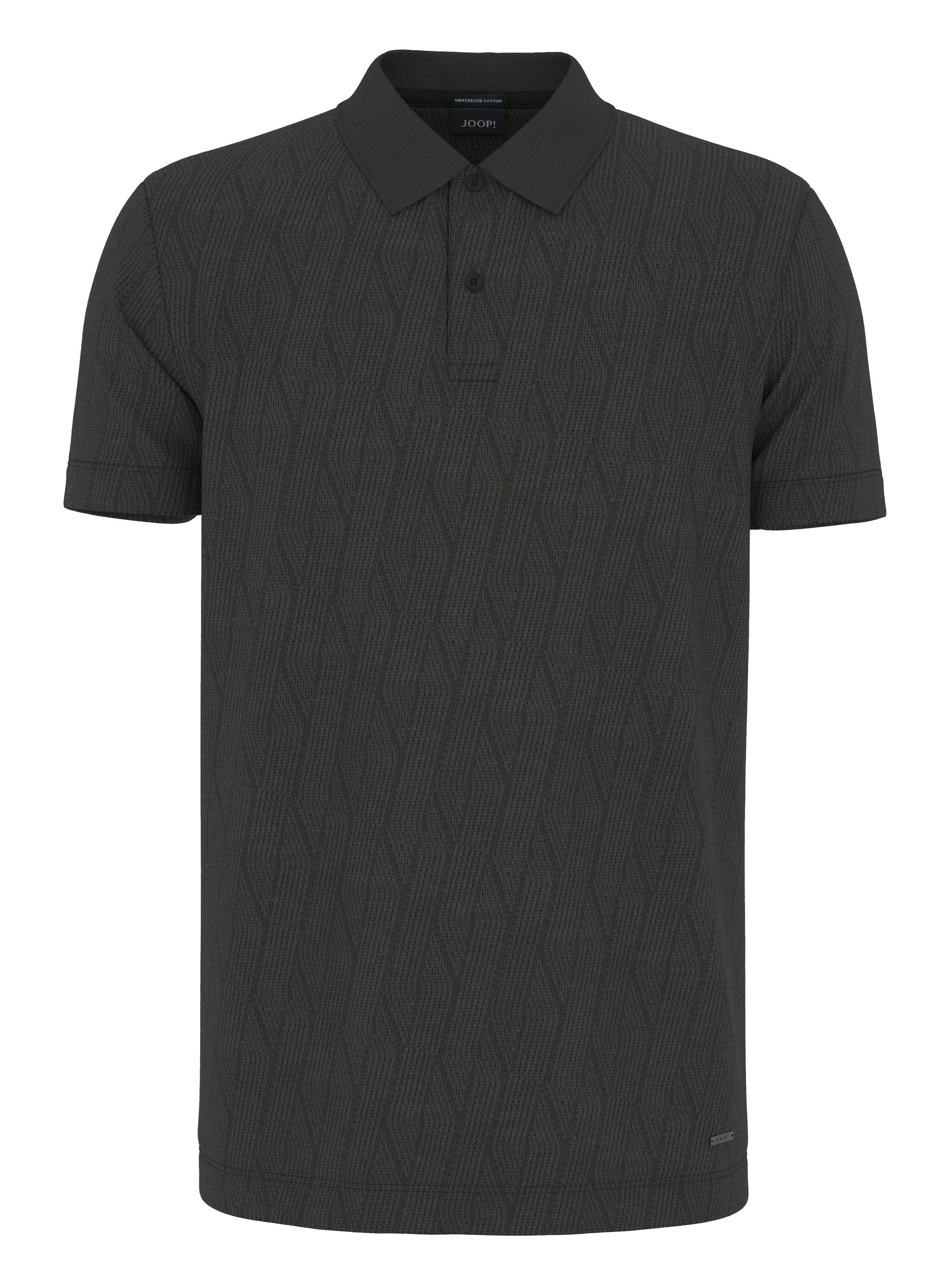 Strick-Poloshirt Modern Fit - 001 - Schwarz