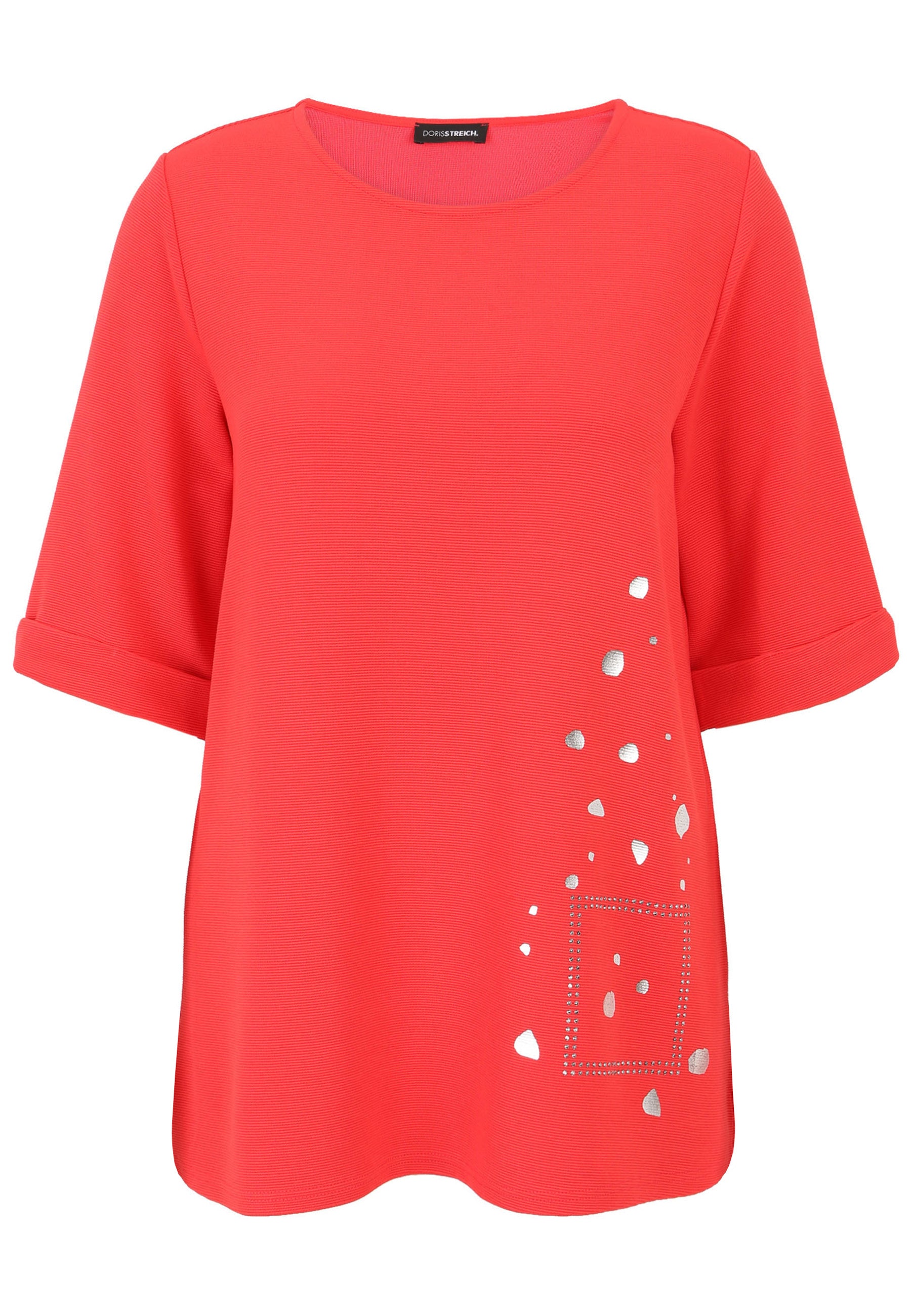 T-Shirt mit Halbarm - 39-Koralle - Rot