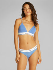 Triangle aus Baumwollmix - PWB-BLUE - Blau