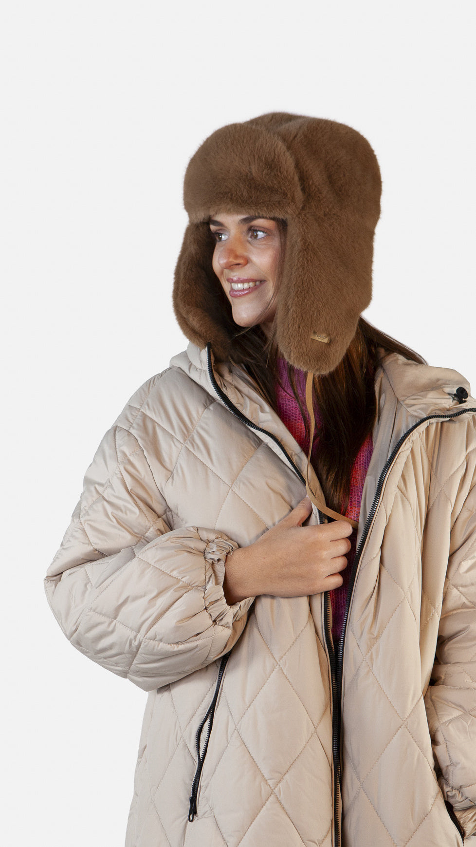 Bombermütze LUCERNE - brown - Braun