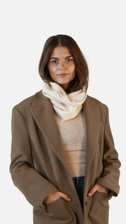 Rollkragen-Schal ZIAS - cream - Creme