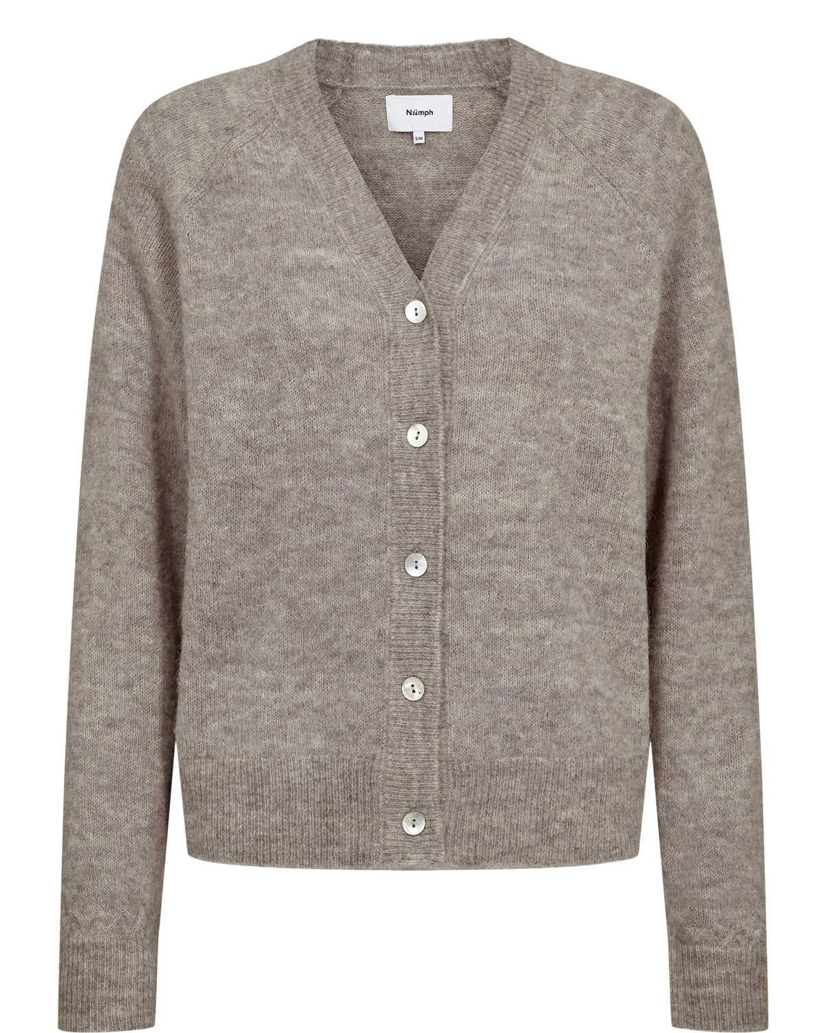 Strickcardigan NURIETTE aus Wollmix - 5697 - Braun