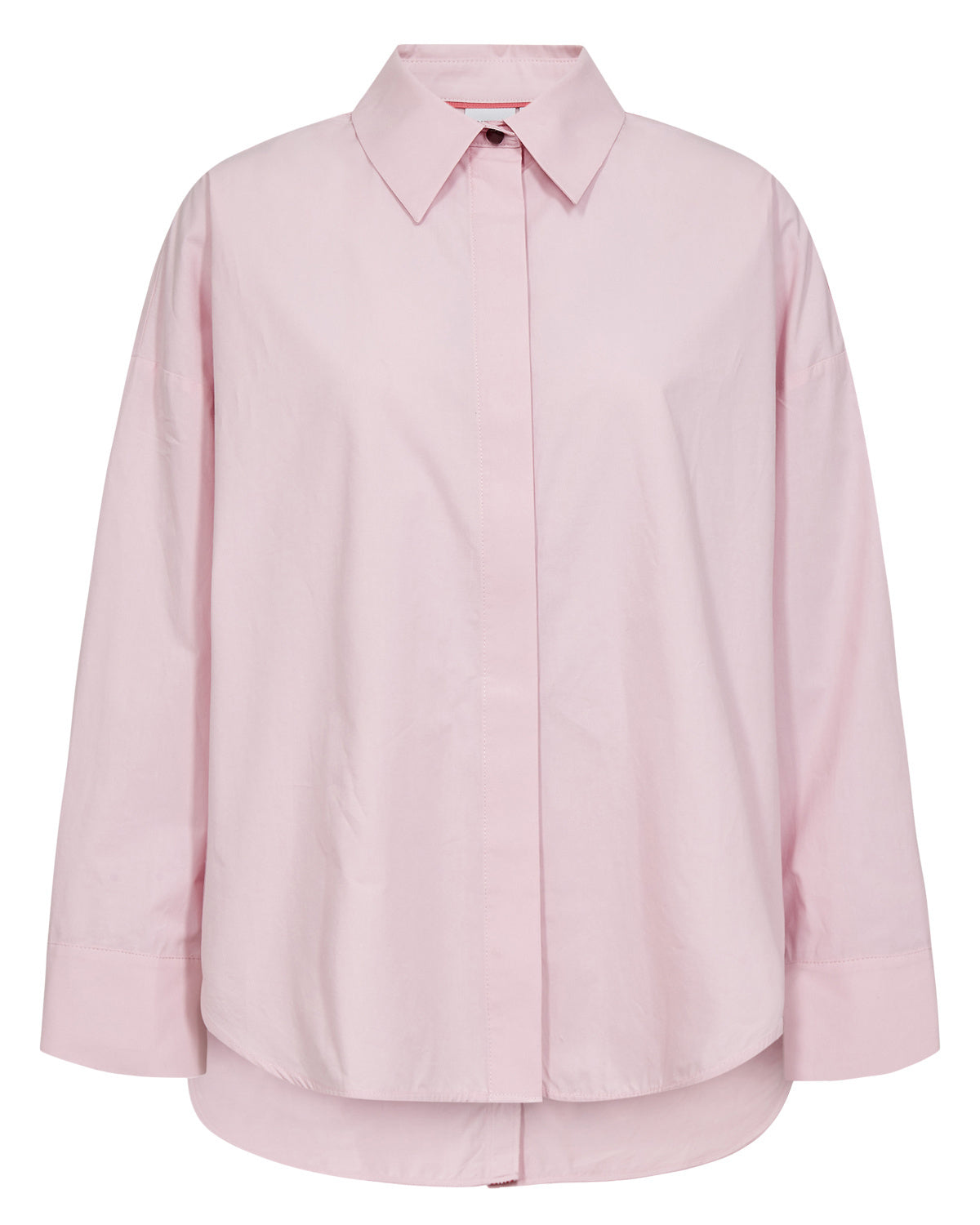 Hemdbluse NUMENJA aus Baumwolle - 2699 - Pink