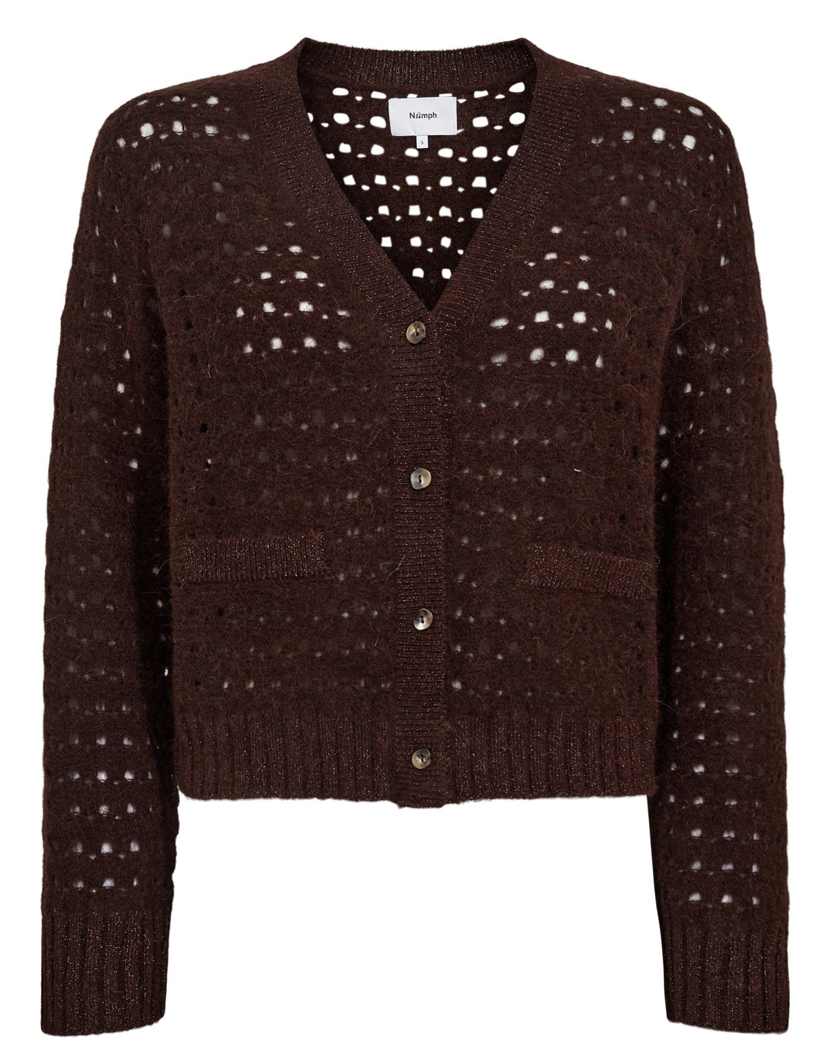 Cardigan aus Woll-Mix - 5698 - Braun