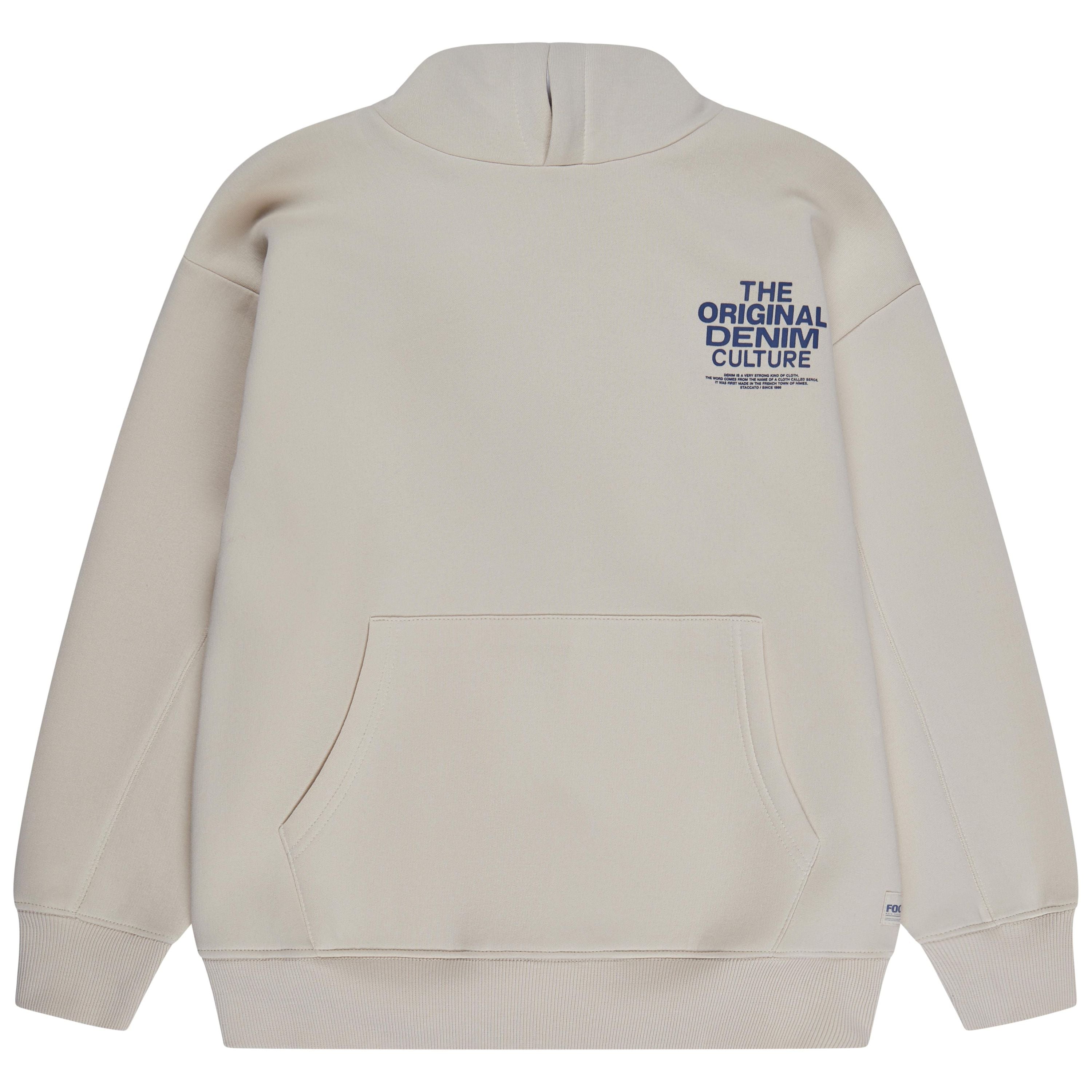 Sweathoodie aus Baumwollmix - 219 SANDSTONE - Beige