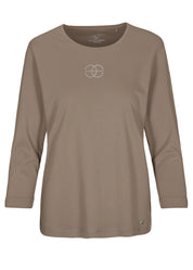 Langarmshirt aus Baumwolle - 743 743 MOKKA - Braun