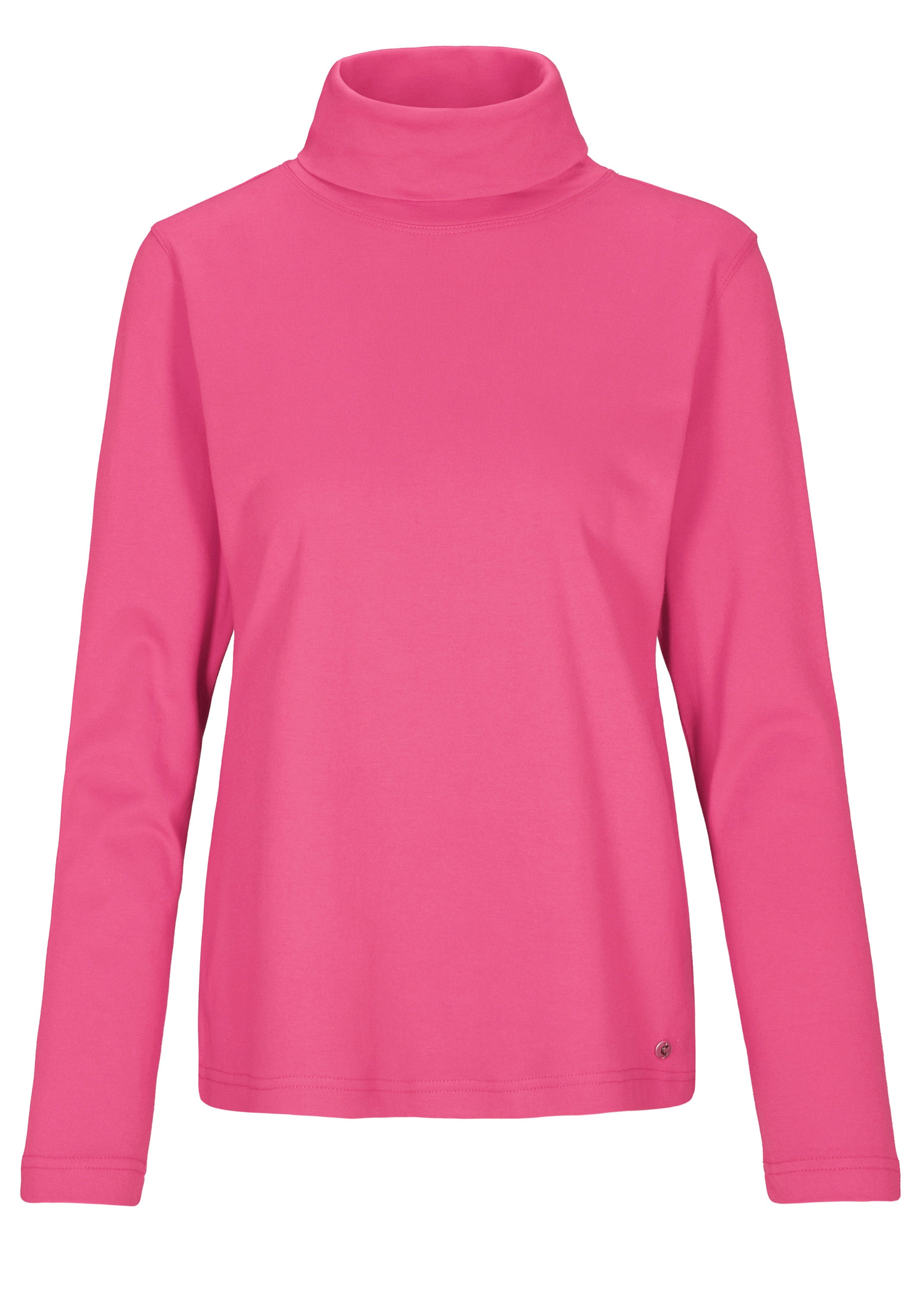 Langarmshirt mit Rollkragen - 415 415 PINK - Pink