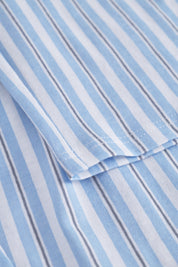 Pyjamahose 7/8 aus Baumwolle - 16504 - Blau