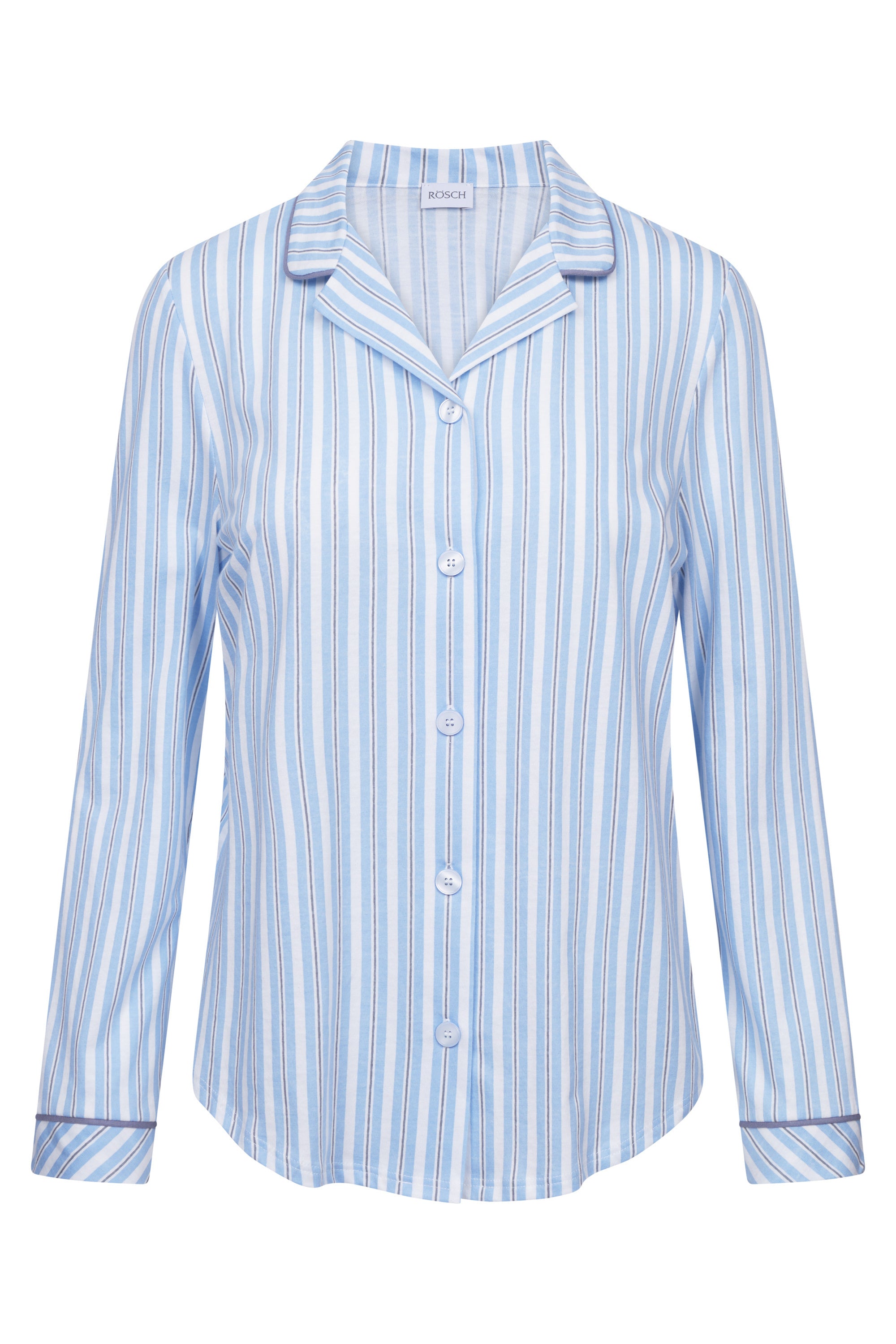 Pyjamashirt - 16504 - Blau