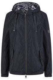 Sommerjacke mit Kapuze - 850-navy - Blau